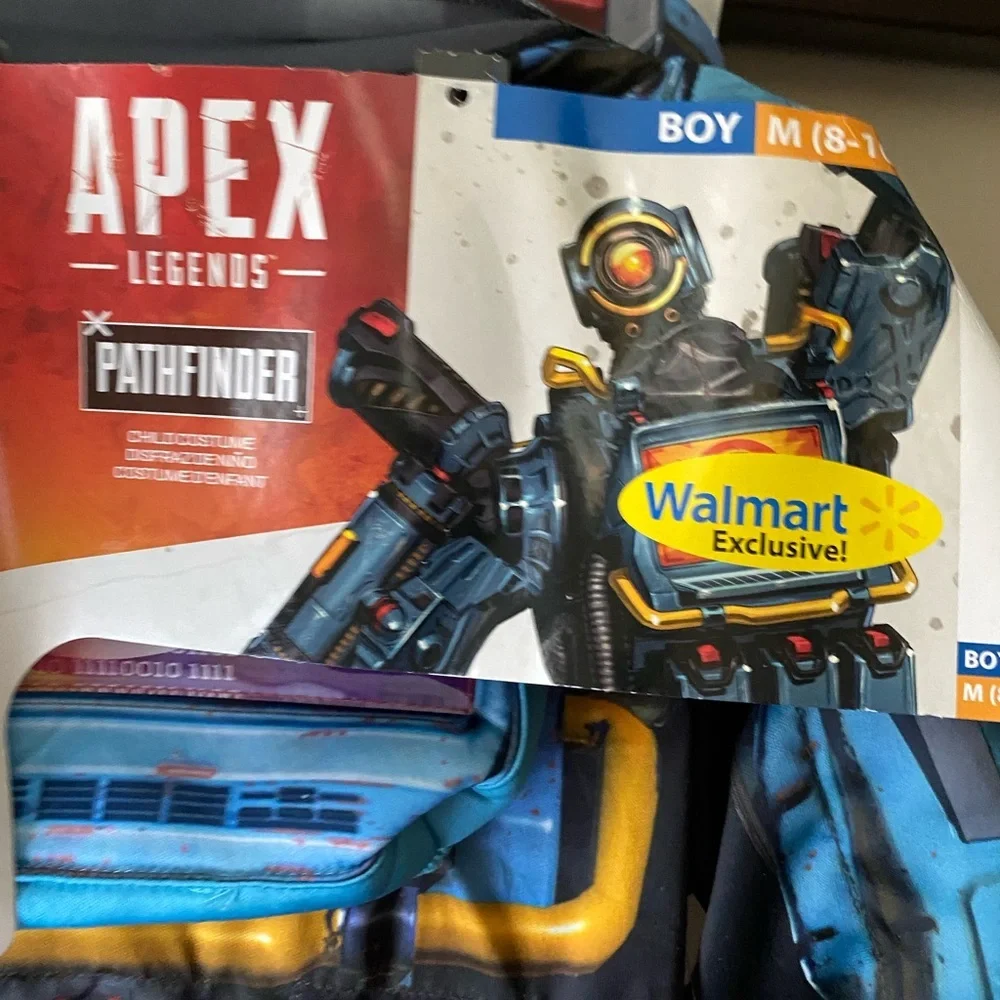 Pathfinder Apex Legends Deluxe Halloween Costume Kids' Size Medium 6-8